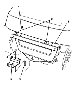 Mounting Hardware Diagram and Parts List for 79116 (3900001 - 3999999)(1993) Lawn Boy Lawn Tractor Accessories